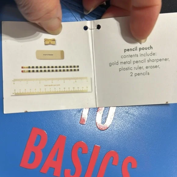 Kate Spade Back to Basics Pencil Pouch NWT - Picture 5 of 5